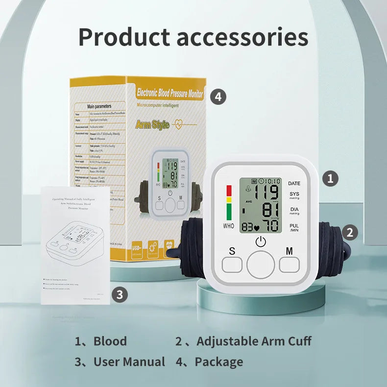 Digital Arm Blood Pressure Monitor