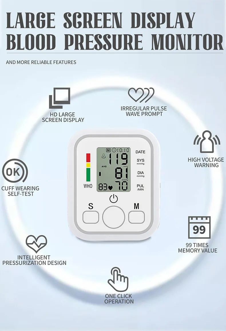 Digital Arm Blood Pressure Monitor